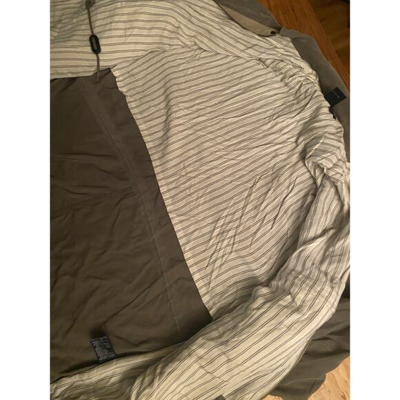 Vintage Nautica Sailing Jacket Army Green Coat 90s Olive L - Picture 8 of 13